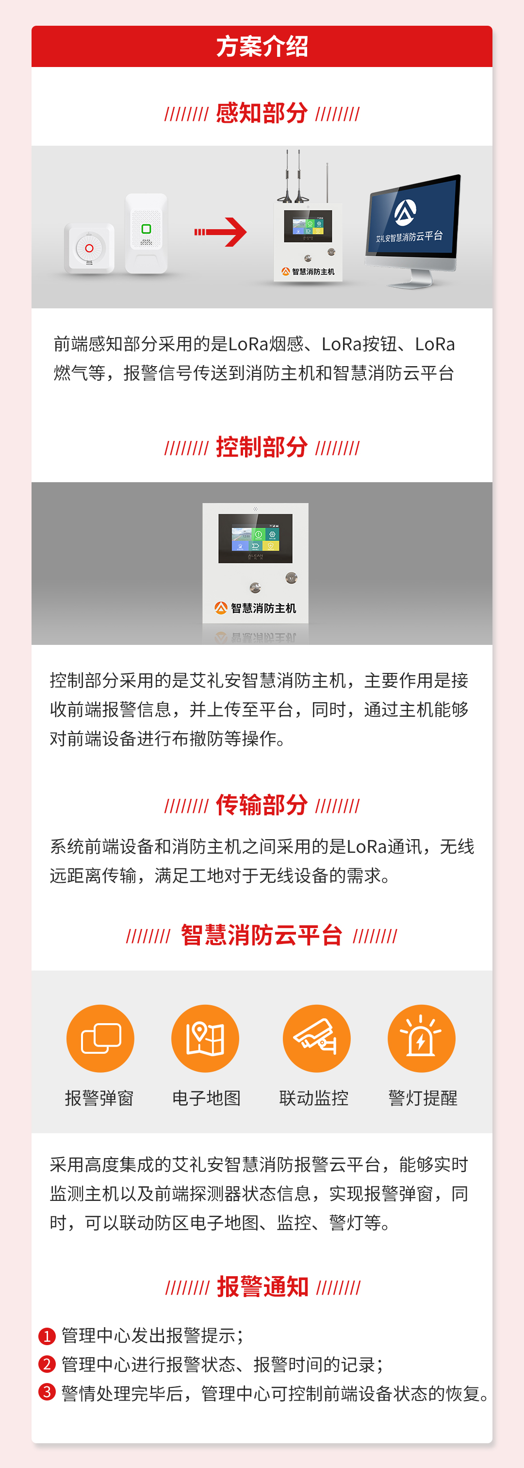 艾禮安智慧工地消防報(bào)警解決方案
