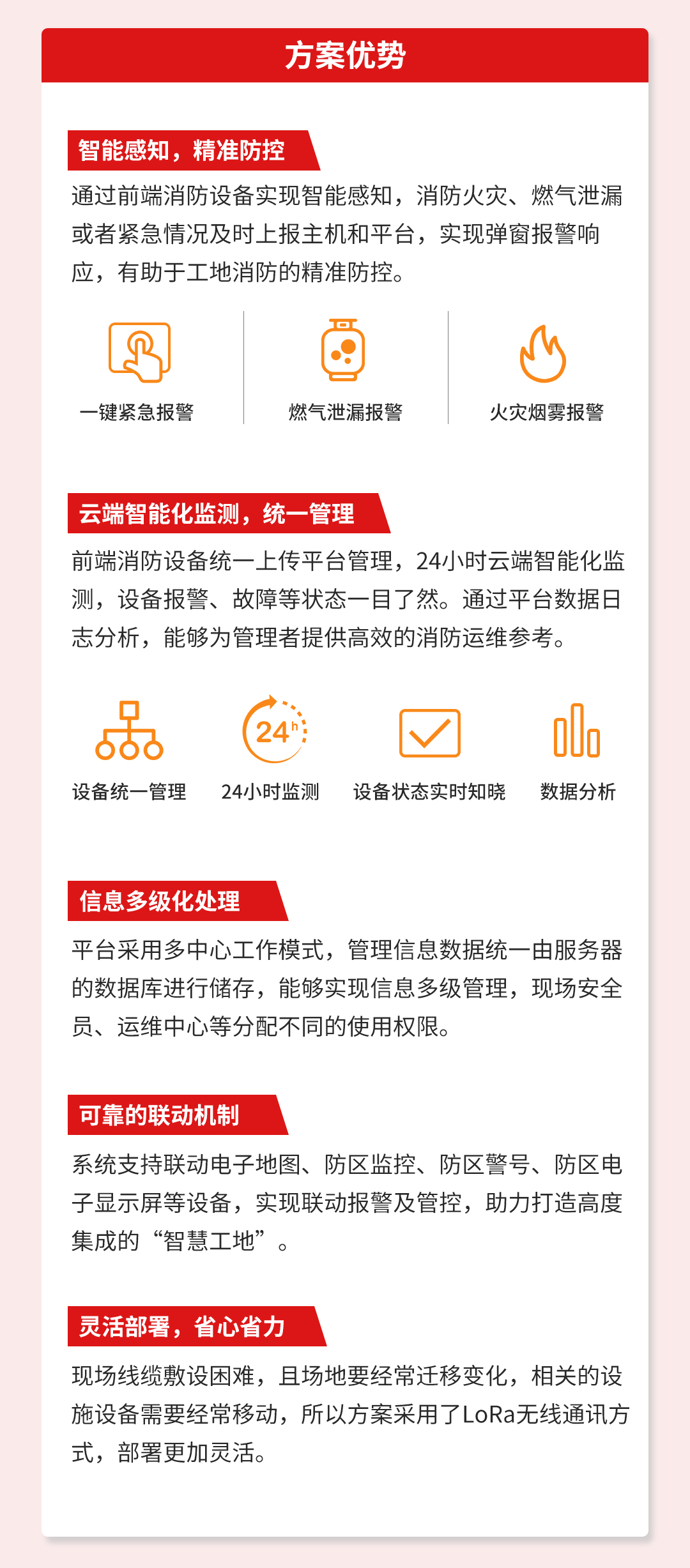 艾禮安智慧工地消防報(bào)警解決方案