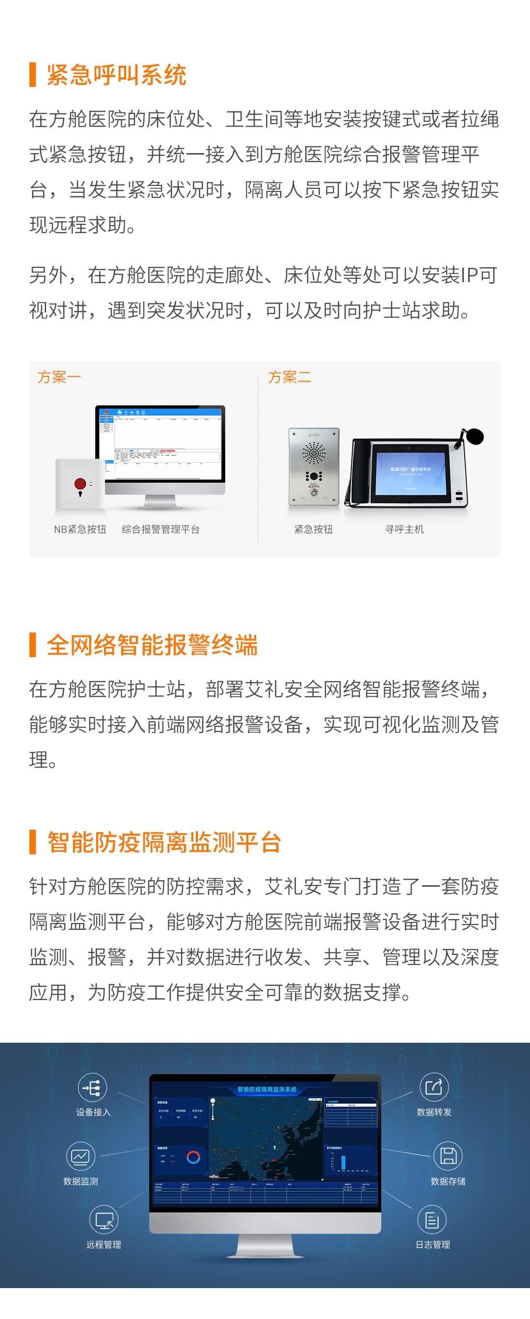 艾禮安智慧方艙報(bào)警系統(tǒng)解決方案