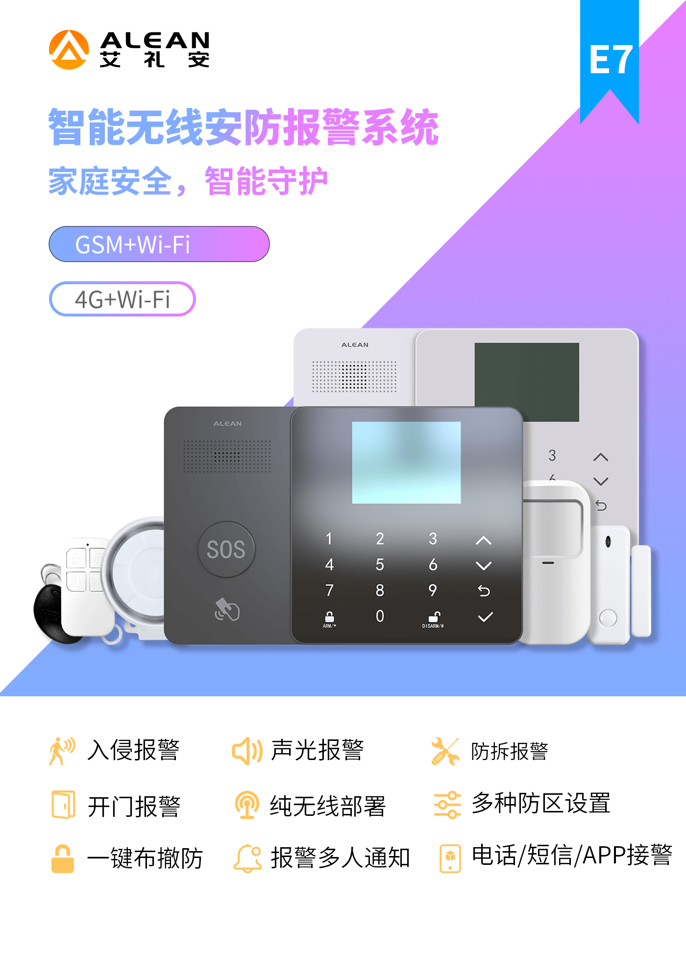 智能無線安防報(bào)警系統(tǒng)