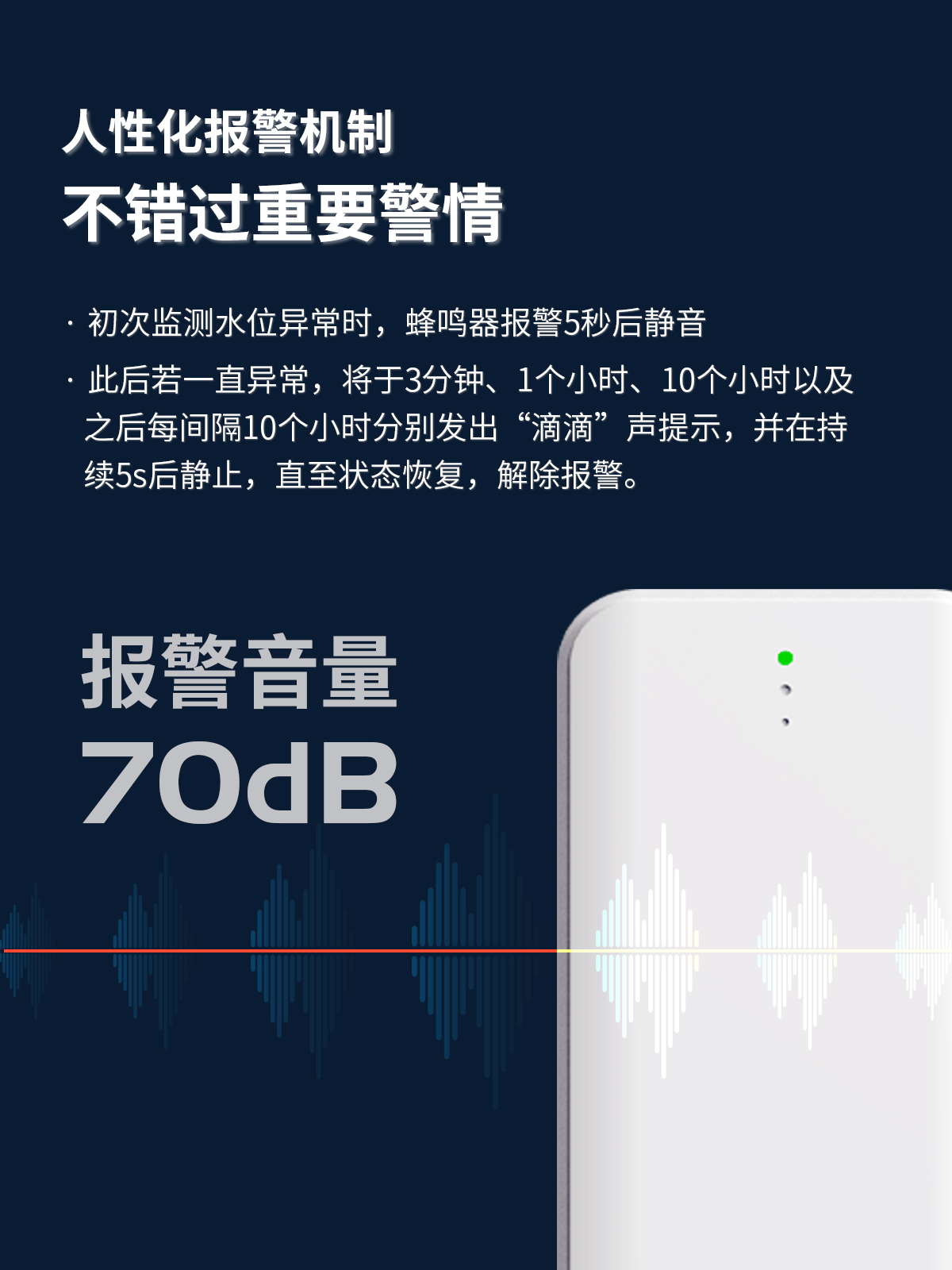 艾禮安NB-IoT智能水浸探測(cè)器