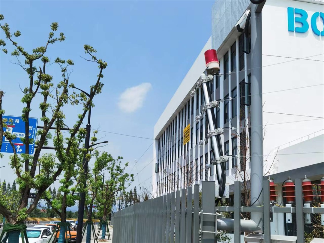 艾禮安脈沖電子圍欄應用于物流園區(qū)
