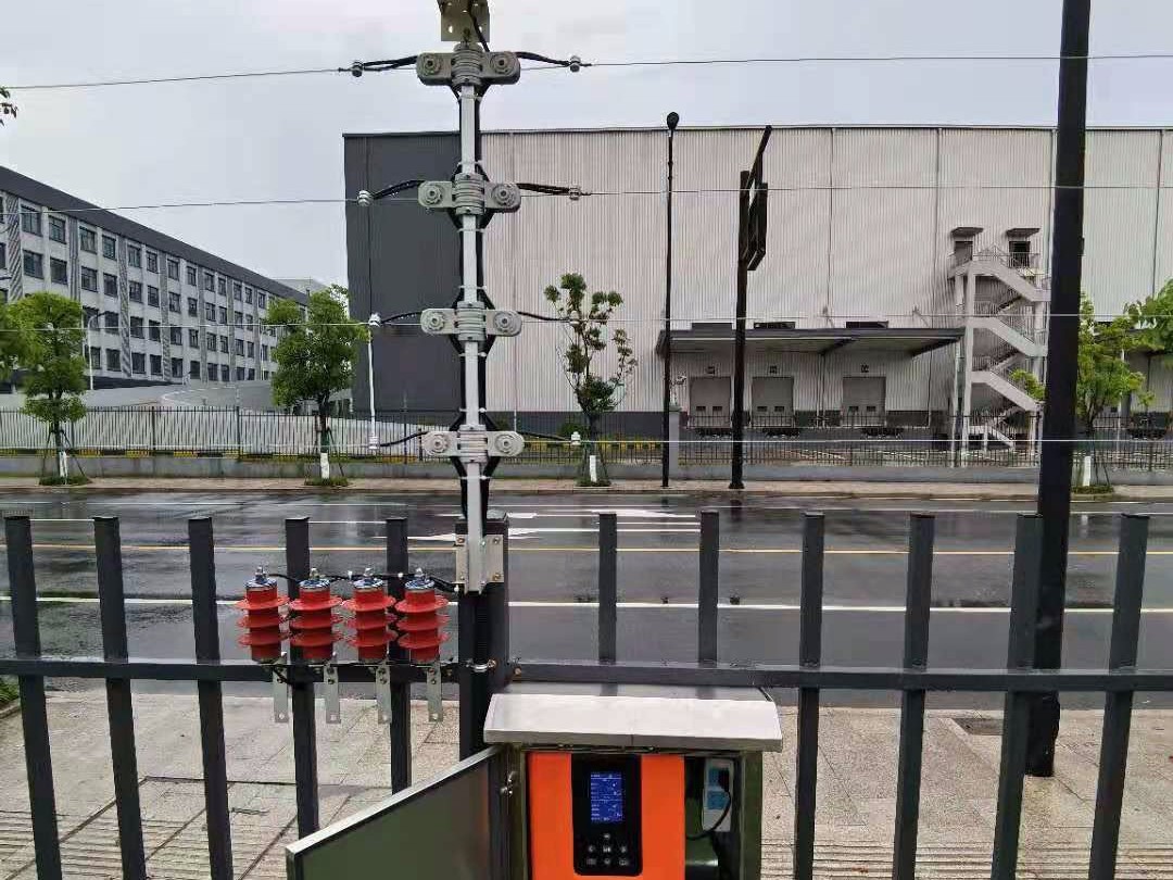 艾禮安脈沖電子圍欄應用于物流園區(qū)