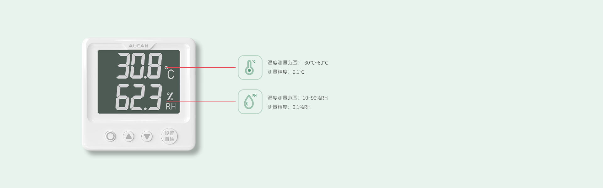 智能溫濕度探測器:PS-860（4G）
