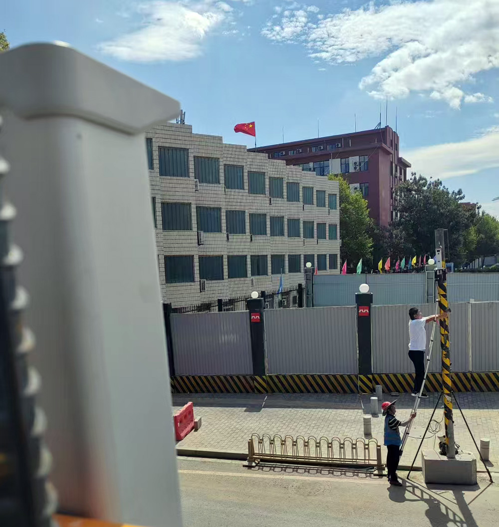 西安某橋梁限高 | 激光對射 工業(yè)一鍵聲光報警器